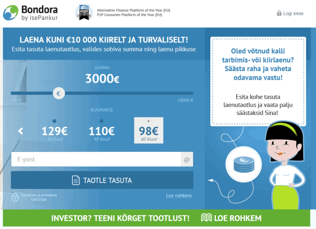 Bondora, esimene ühisrahastuse platvorm