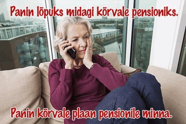 Väikesed Eesti pensionid