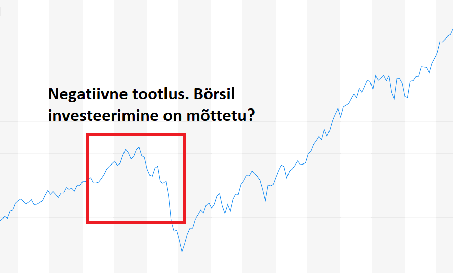 börsil investeerimine negatiivse tootlusega
