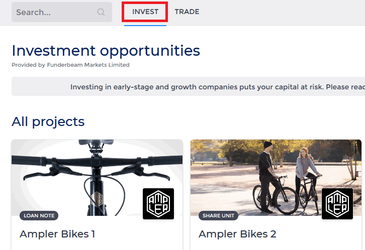 Funderbeamis idufirmadesse investeerimine
