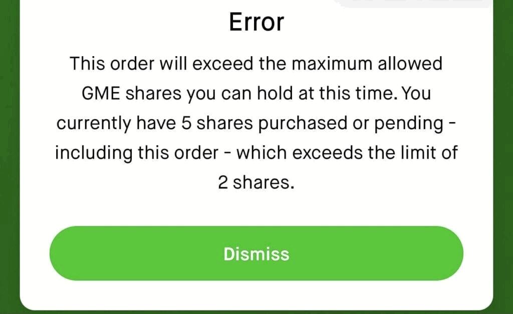 robinhood lubas omada 2 GME aktsiat
