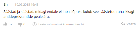 väiksemaid summasid säästa ei saa?