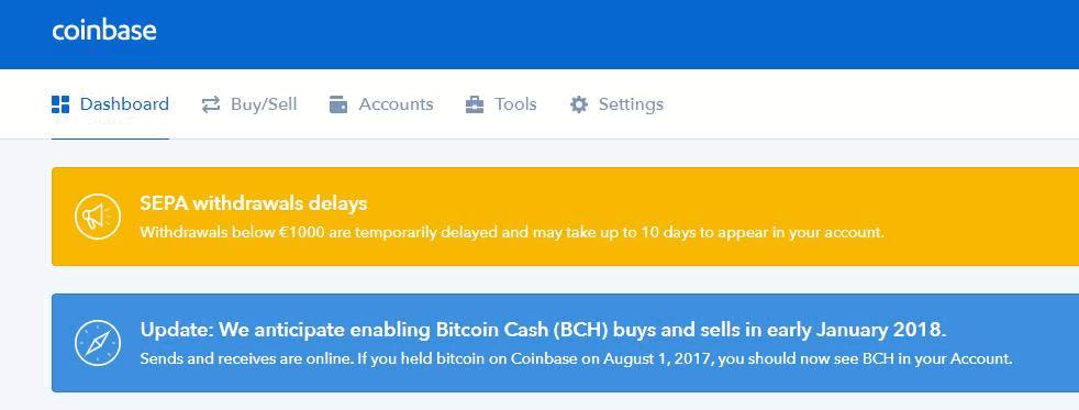 coinbase väljamaksed viivitusega